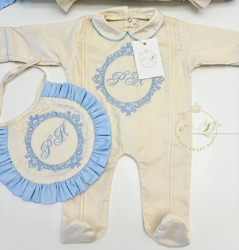 Luxury Baby Grow and Bib