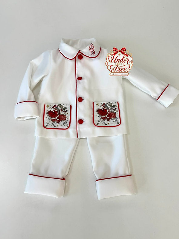 Santa Pyjamas and Gown Older Boy