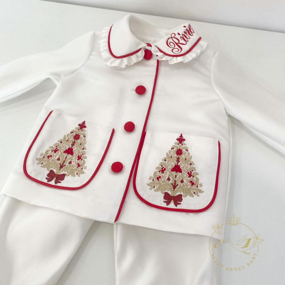 Girls Christmas Pyjamas Premium Silk