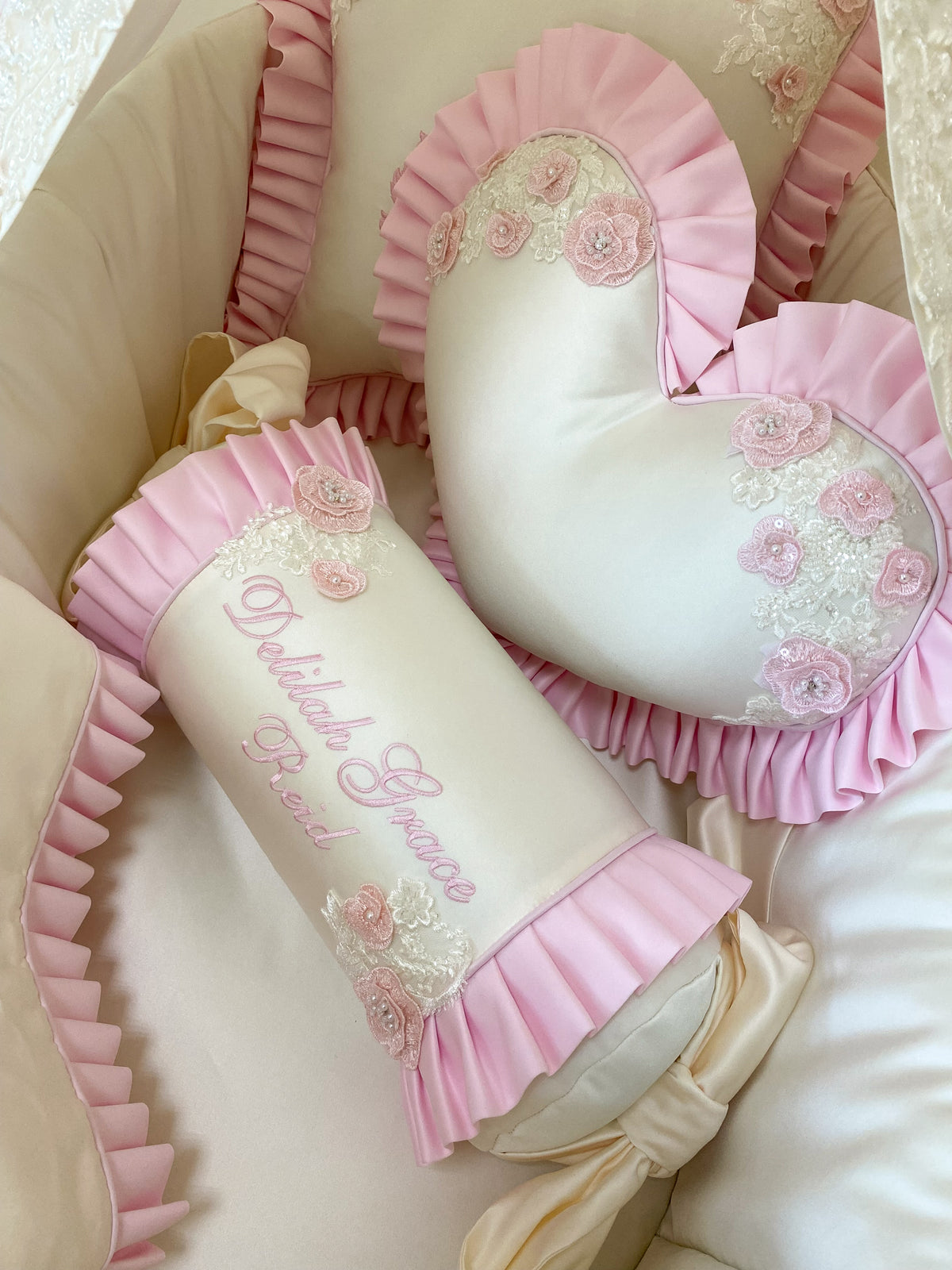 Floor Length Canopy Lace Crib