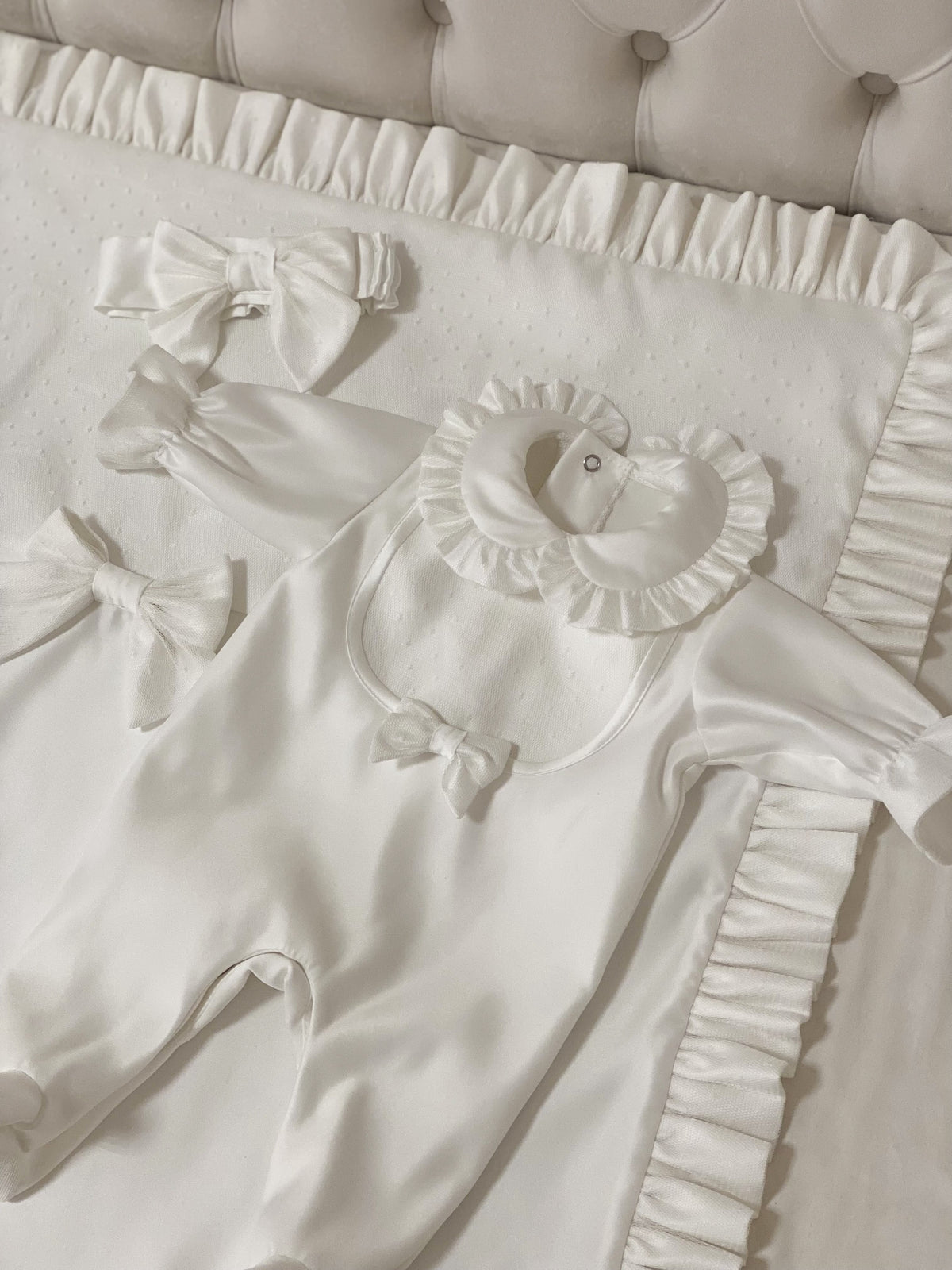 Tulle Swiss Dot 4-Piece Set