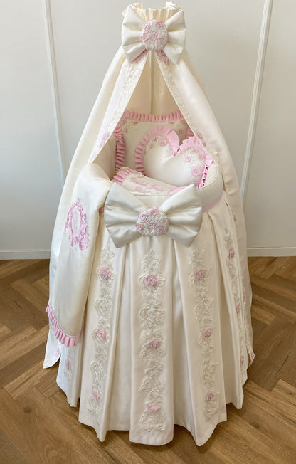 Floor Length Canopy Lace Crib