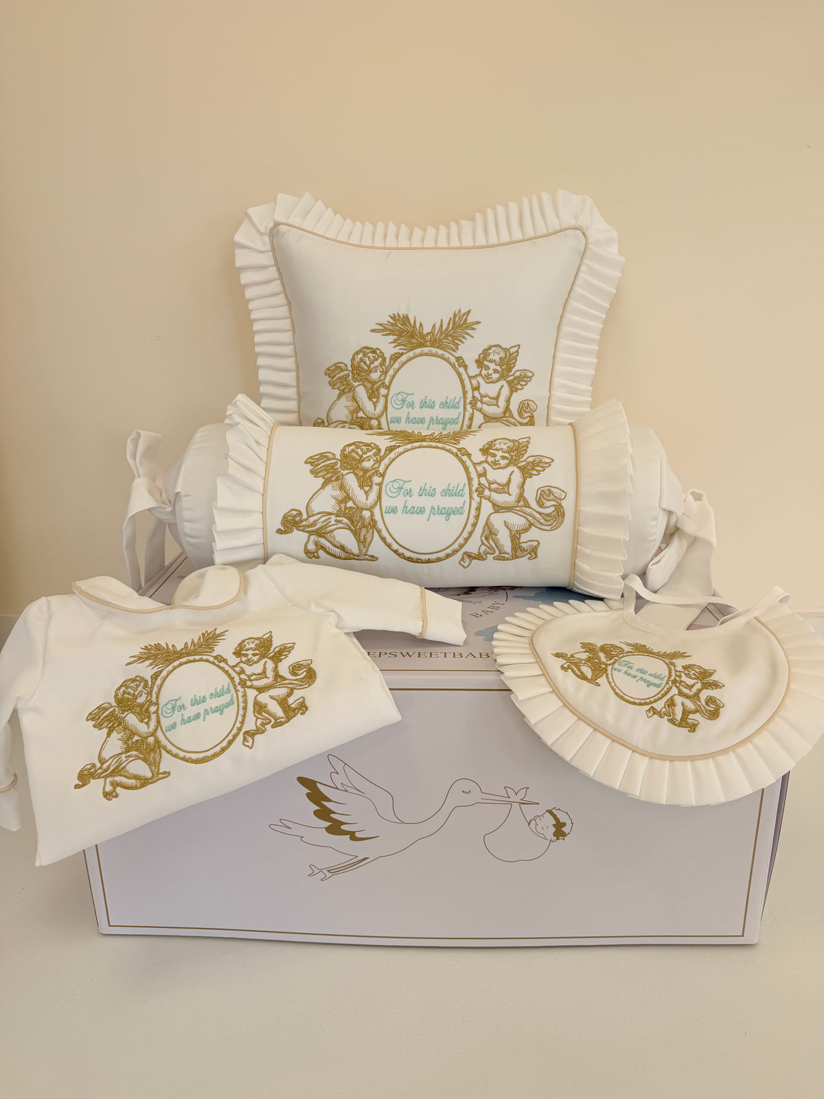 Vintage Cherub 4-Piece Set