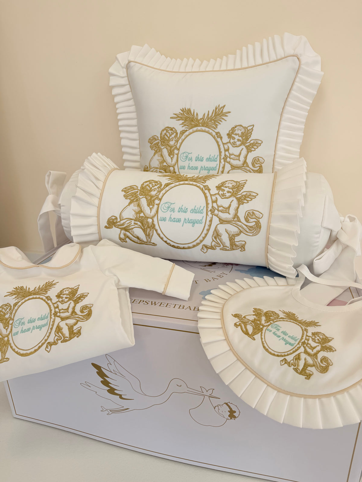 Vintage Cherub 4-Piece Set
