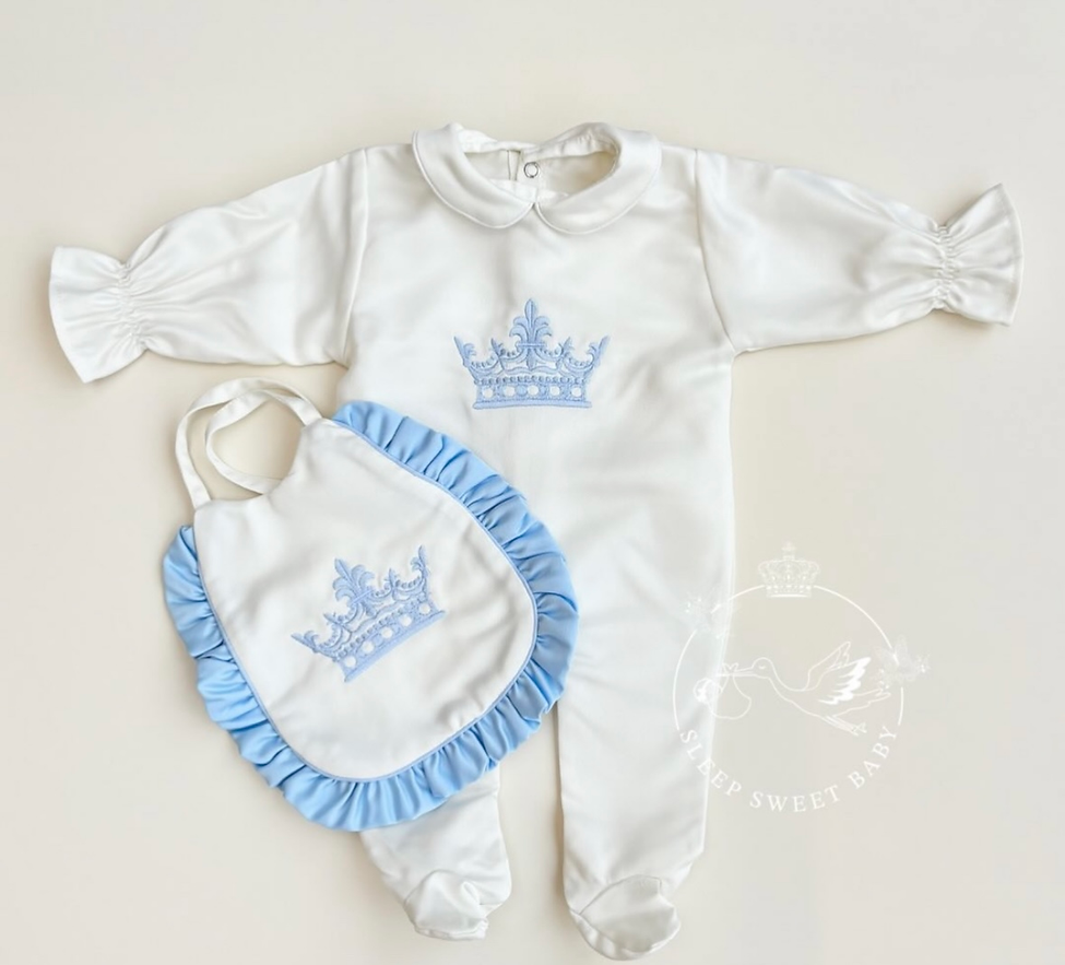 Luxury Baby Grow and Bib