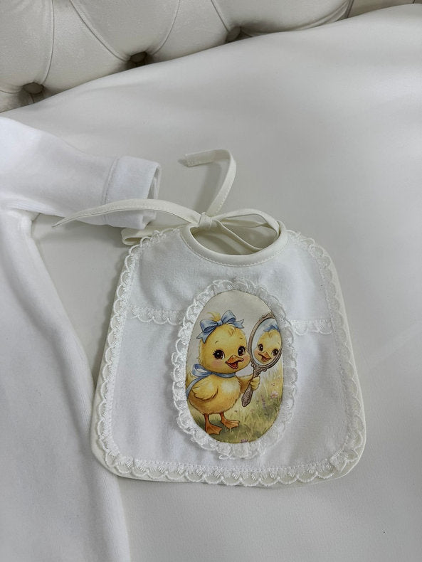 Easter Duckling Classic Originals Baby Grow and Bib