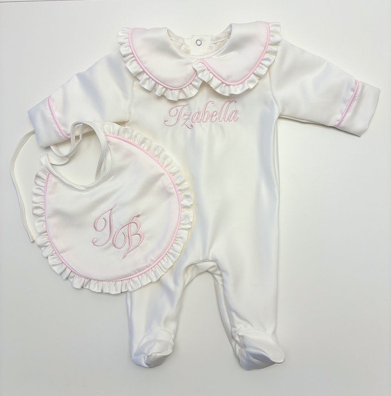 Luxury Baby Grow and Bib
