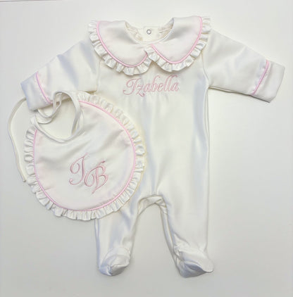 Luxury Baby Grow and Bib