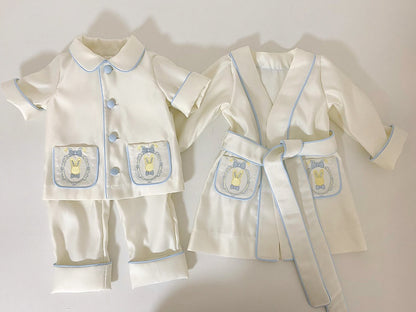 Easter Bunny Boys Pyjamas & Gown Set