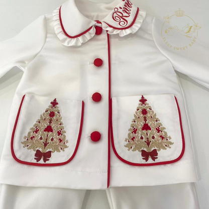 Girls Christmas Pyjamas Premium Silk
