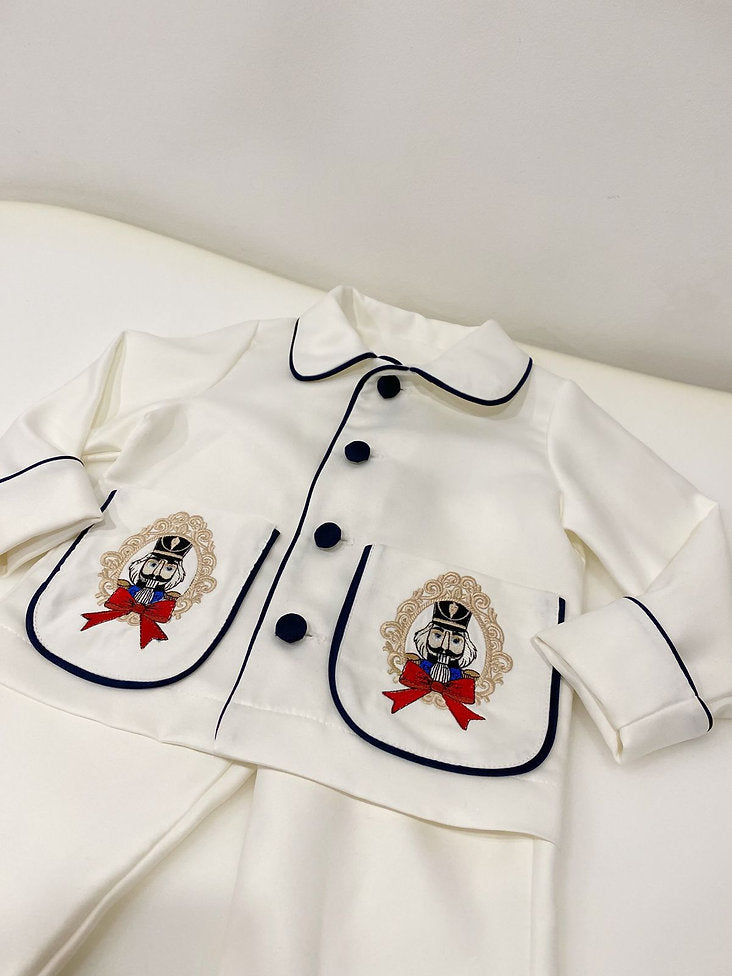 Boys Christmas Premium Silk Pyjamas