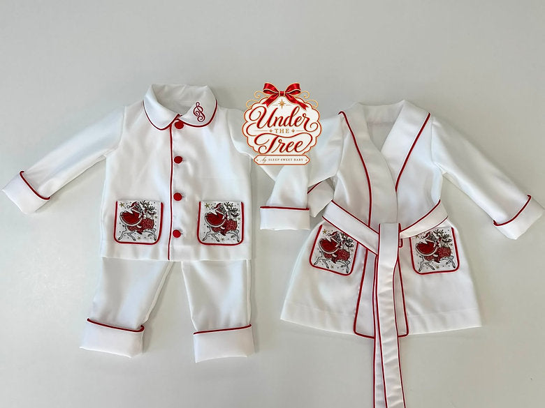 Santa Pyjamas and Gown Younger Boy