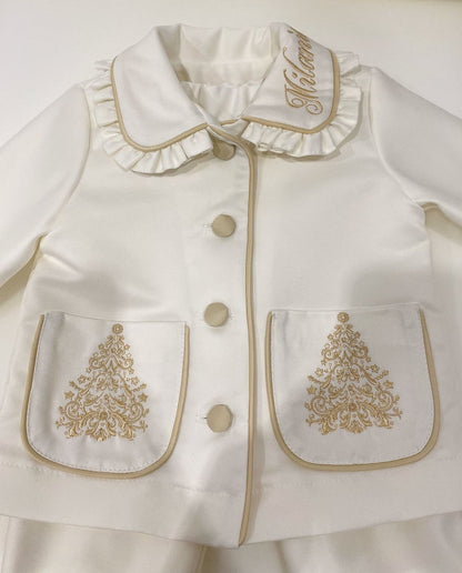 Girls Christmas Pyjamas Premium Silk