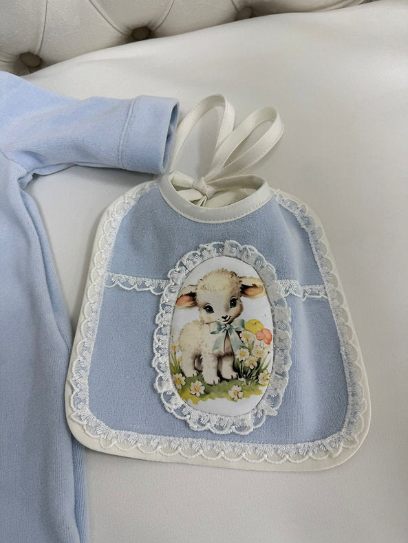 Easter Lamb Classic Originals Baby Grow and Bib