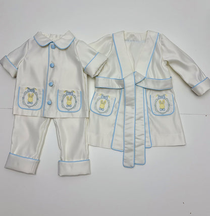 Easter Bunny Boys Pyjamas & Gown Set