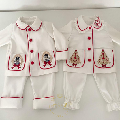 Boys Christmas Premium Silk Pyjamas
