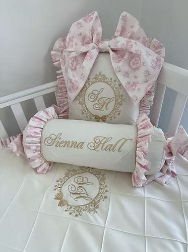 4-piece Cherub toile Set
