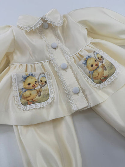 Easter Classic Duckling Younger Girls Pyjamas