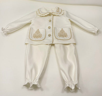 Girls Christmas Pyjamas Premium Silk