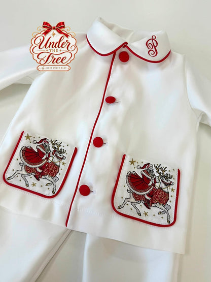 Santa Pyjamas Younger Boy