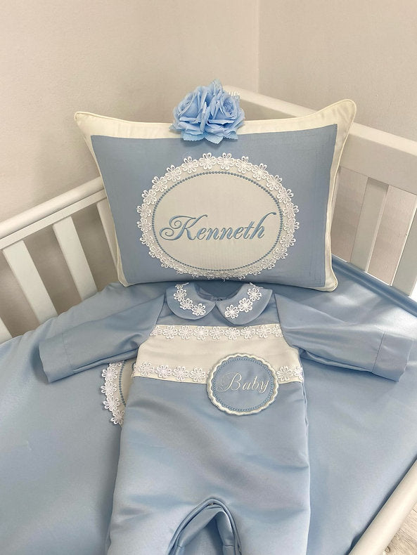 Lace Boy’s Three-Piece Set