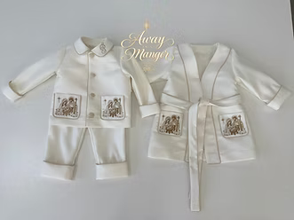 Away in a Manger Pyjamas and Gown Younger Boys