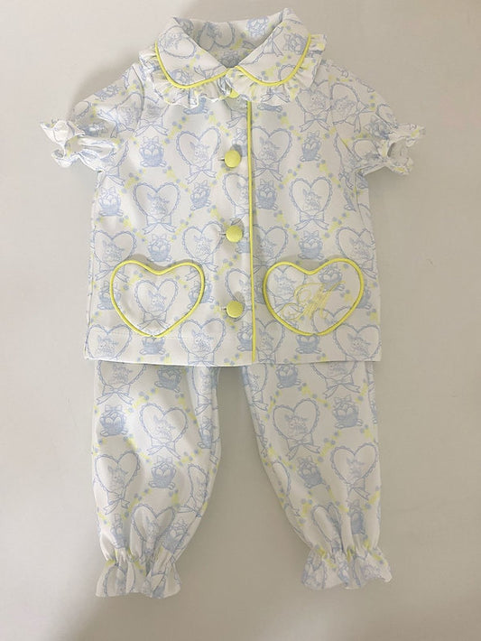 Easter Bunny Girls Print Pyjamas