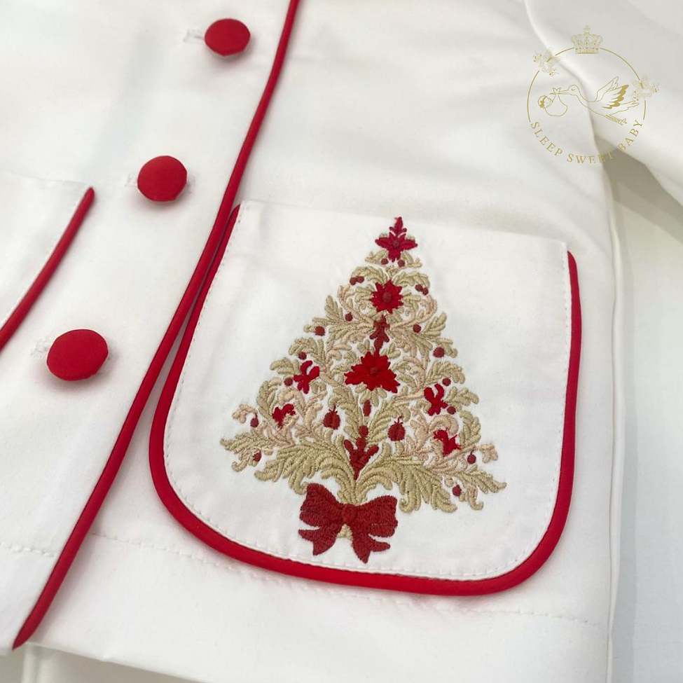 Girls Christmas Pyjamas Premium Silk