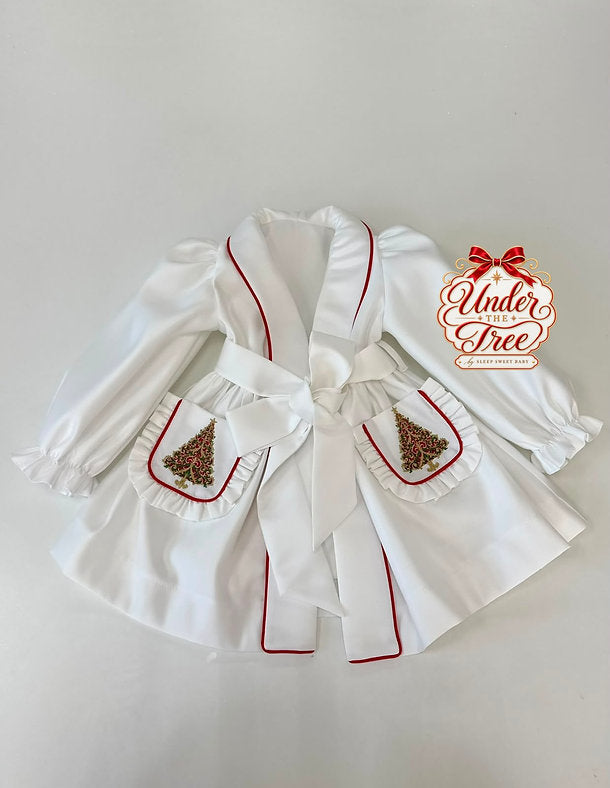 Christmas Tree Pyjamas and Gown Younger Girl