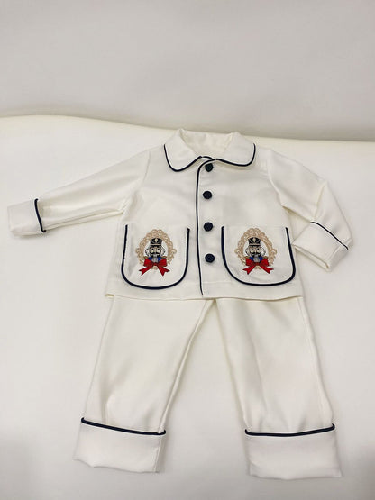 Boys Christmas Premium Silk Pyjamas