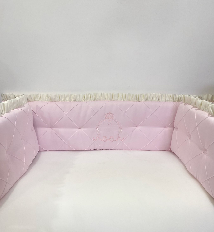 Bespoke Luxury Cot Bumpers x3 Sides