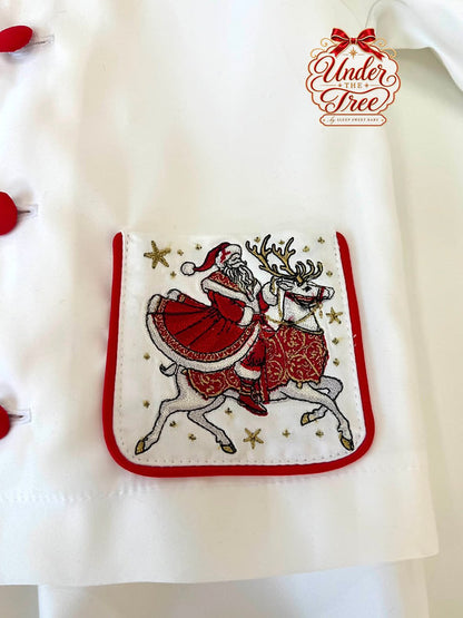 Santa Pyjamas and Gown Younger Boy