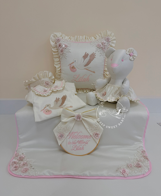Fairytale Stork & Baby 6-piece Set