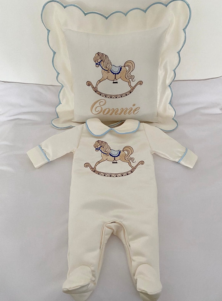 Pillow & Baby Grow Set