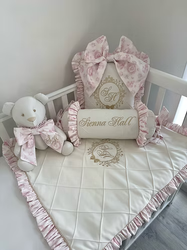 4-piece Cherub toile Set