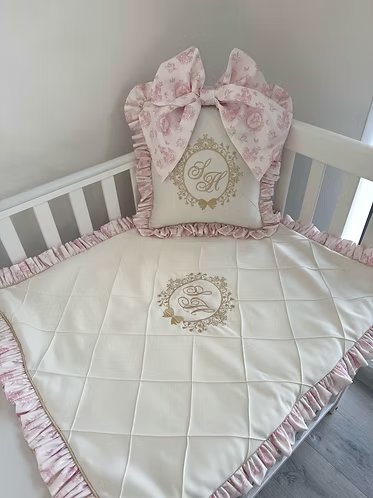 4-piece Cherub toile Set