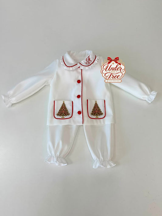 Christmas Tree Pyjamas Younger Girl
