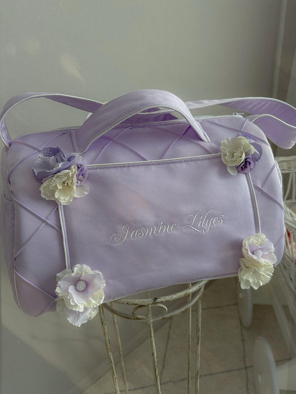 Baby Changing Bag (with added lace detail)