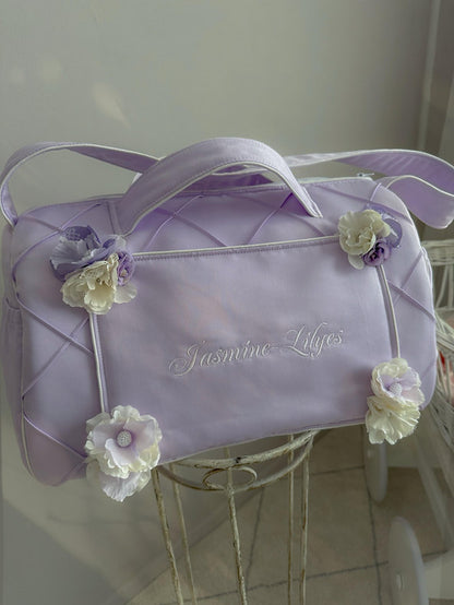 Baby Changing Bag (with added lace detail)