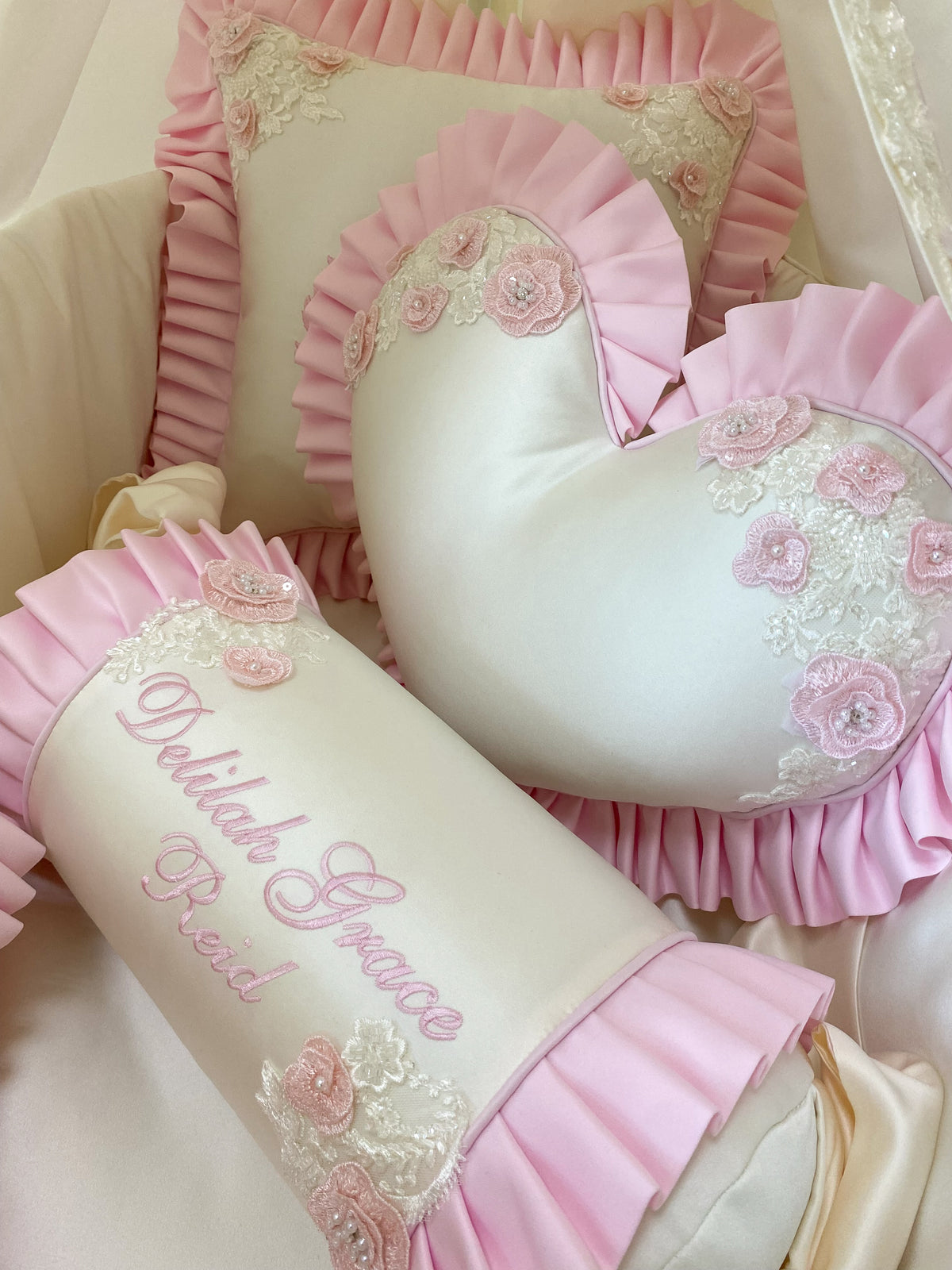 Floor Length Canopy Lace Crib