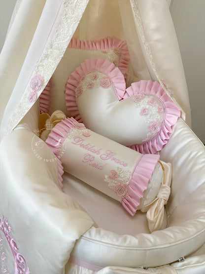 Floor Length Canopy Lace Crib