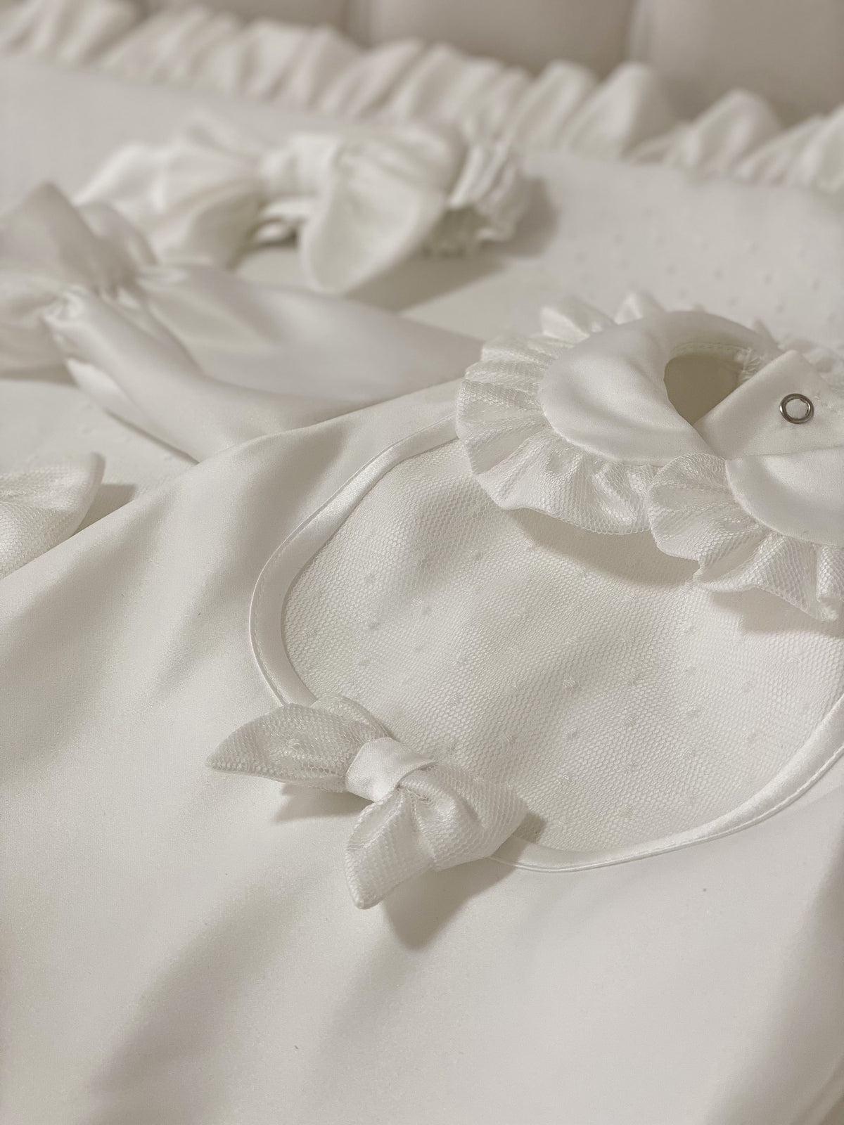 Tulle Swiss Dot 4-Piece Set