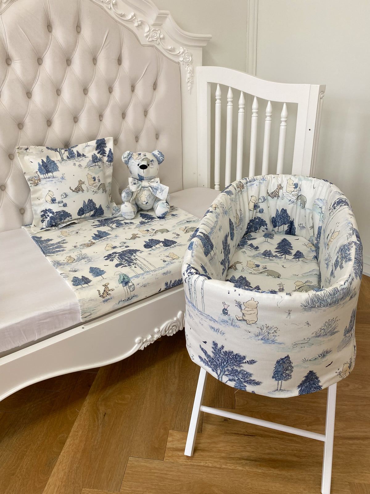 Winnie The Pooh Disney Moses Basket Baby Bedding Set
