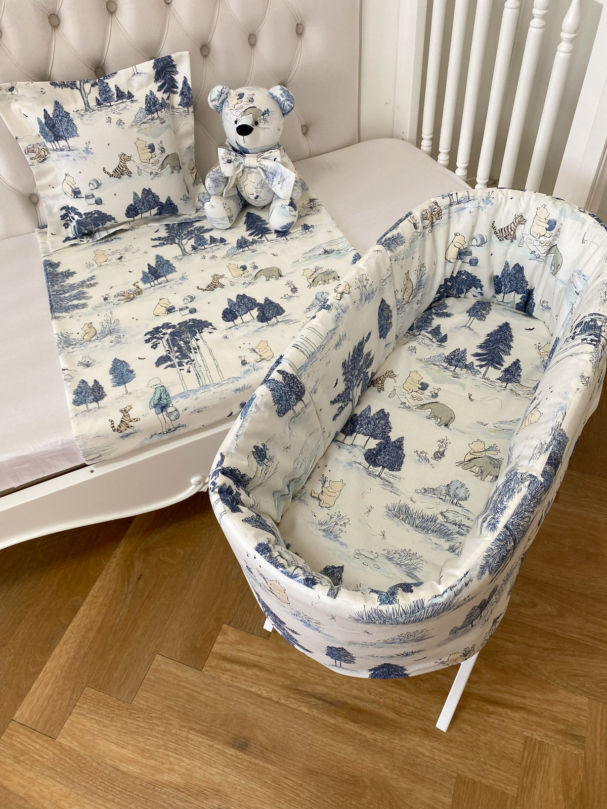 Winnie The Pooh Disney Moses Basket Baby Bedding Set